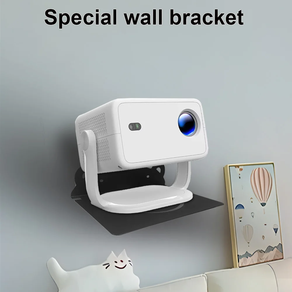 

DITONG ﻿ Настенная подставка для проектора, совместимая с проекторами HY300 HY320 l018 magcubic TD80W P70, прочный прочный металлический кронштейн