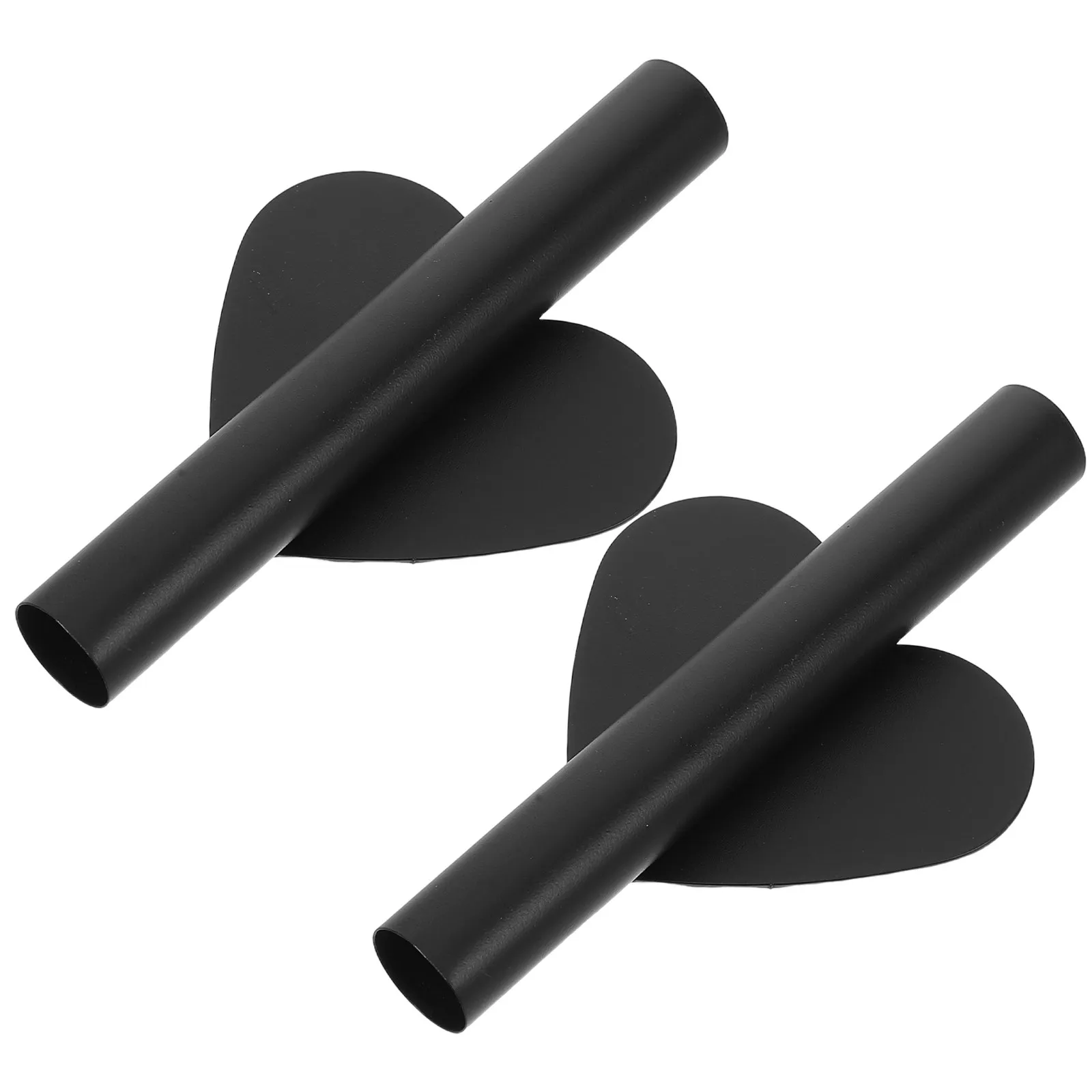 2Pcs Wall Mounted Flower Pot Metal Tube Adhesive No Drilling Wall Flower Display Modern Bedroom Living Room Wall-Mounted Planter