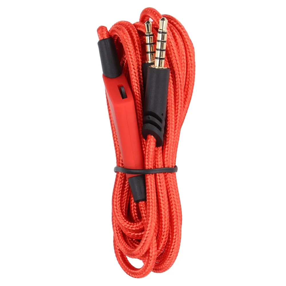 Slider Volume Control 3.5mm to 3.5mm Replacement Audio Cable 2m/6.6ft Nylon Braided Cable for Astro A10 A40TR Gaming Headset