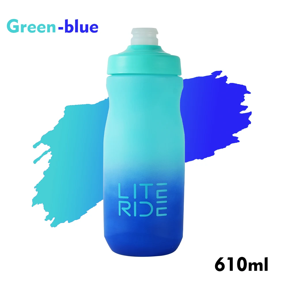 LITERIDE 610 ml/710 ml Fahrradflasche MTB Rennrad Wasserflasche Outdoor Sport Kunststoff Tragbare Große Kapazität Getränk Radfahren