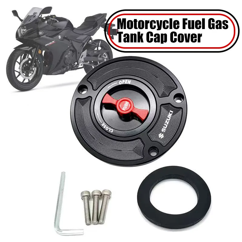 

For Suzuki GSX250 GSX250R DL250 Motorcycle Keyless Motorcycle Gas Cap Fuel Tank Cap Cover