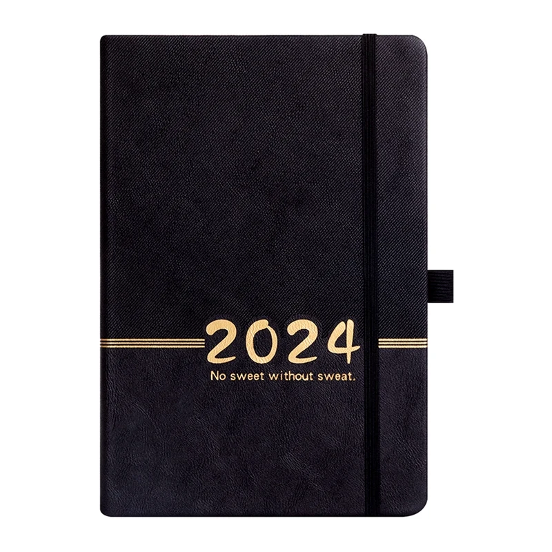 5 قطع مخططة يناير 2024 - ديسمبر 2024، دفتر ملاحظات منظم تقويم الشهر مقاس 5.6 بوصة × 8.26 بوصة