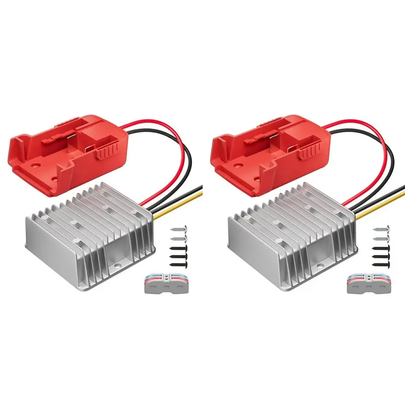 

2X Step-Down Converter 18V To 12V For M18 Battery DC 12V 20A 240W Step-Down Converter Voltage Regulator-A57X