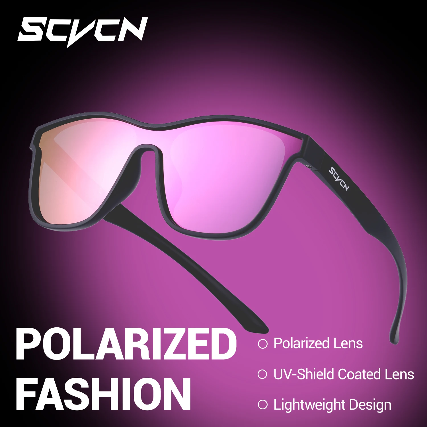 SCVCN Polarized HD UV400 Sunglasses Sports Eyewear Fishing Fashion Glasses Sunglasses Cycling Outdoor Sports Accessories Unisex