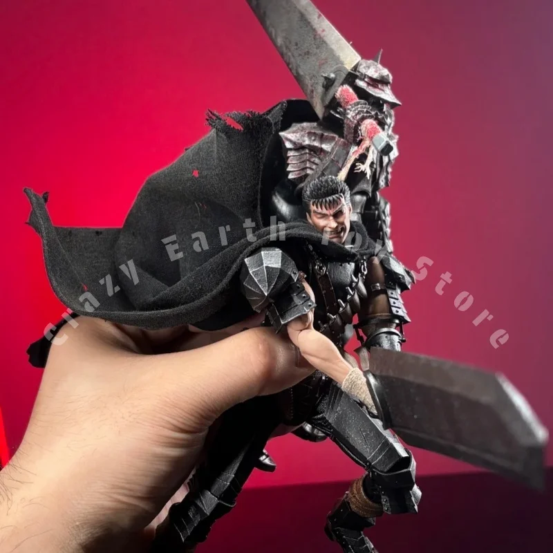 Figurine articulée Brotoys Berserker Guts LR012 à l'échelle 1/12, modèle d'anime de collection pour adultes, pour exposition