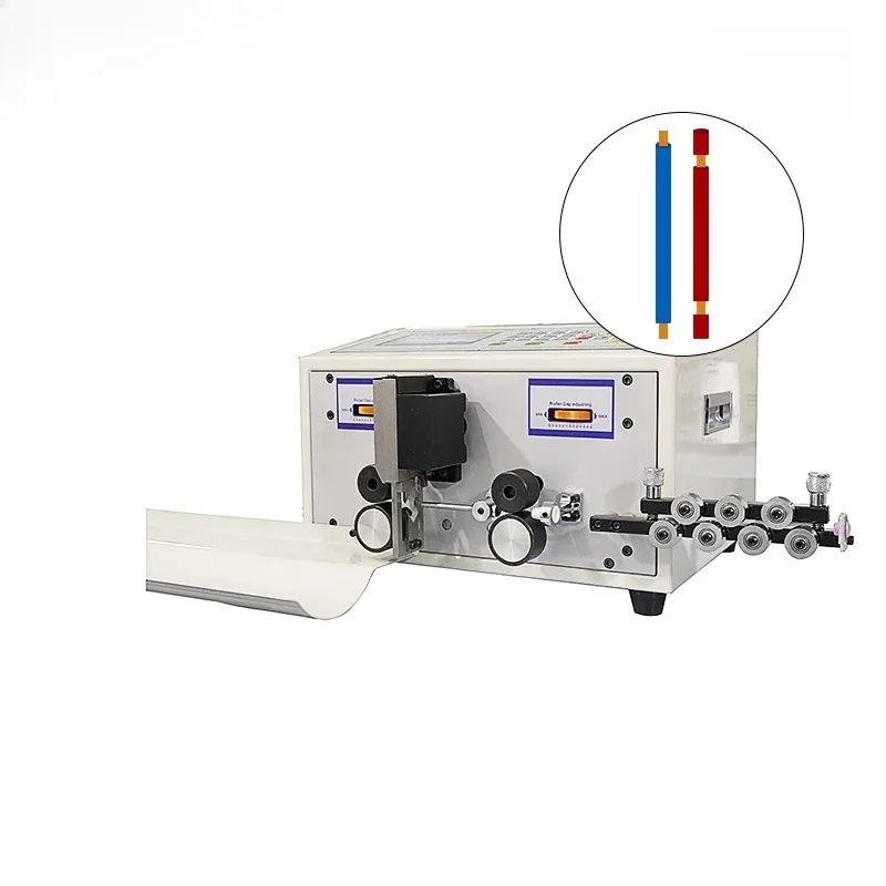 

JB-508-C/N Automatic Computer Wire Stripping Cutting Machine 2-Wheel High Precision for Thin Soft Electronic Wires Processing