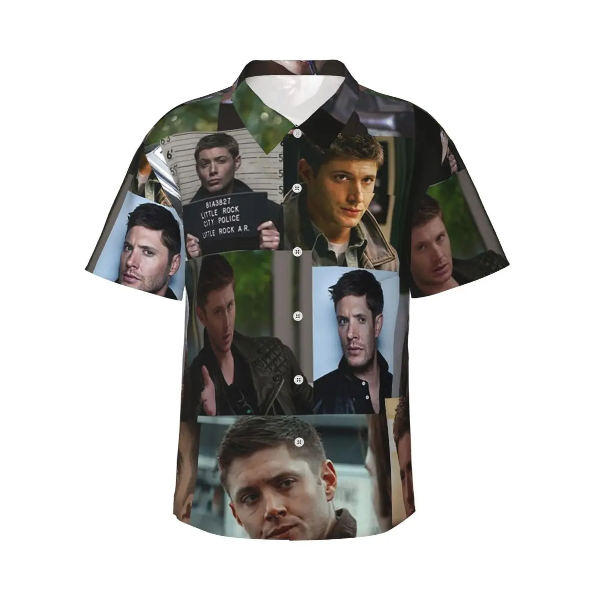 

Мужские рубашки Dean Winchester, гавайские рубашки с коротким рукавом, повседневные рубашки на пуговицах для лета и пляжа