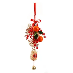 2025 Year of The Snake New Year Fortune Fruit String Hangings Spring Festival Hanging Decoration New Year's Day Decoration