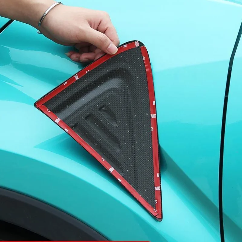 For Toyota C-HR CHR 2017 - 2021 Car Styling ABS Plastic Side Fender Vent Air Wing Sequins Panel Trim Cover Stick