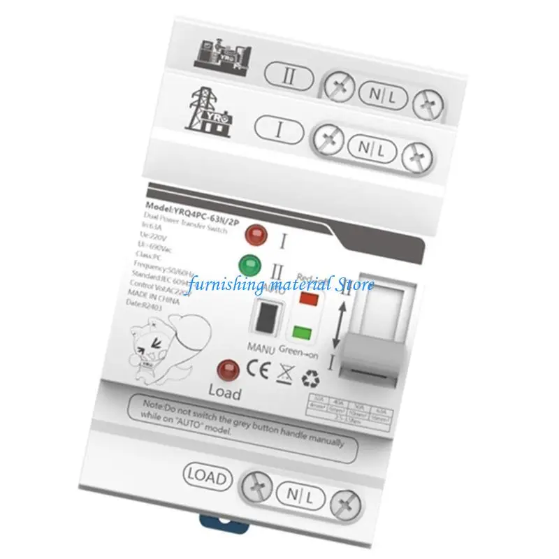 Y5GD Double Power Automatic Transfer Switches 63A Haupt-Backup-Versorgungsschalter
