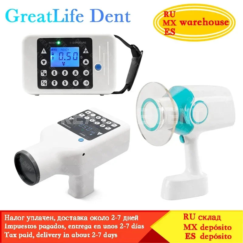 Greatlife Dent X Ray Camera Portable Dental HyperLight X-ray Machine Wireless RVG Image Sensor System Mexico RU EU In Stock