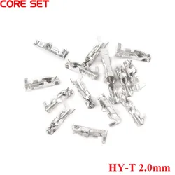 100Pcs HY2.0 Plastic Shell Terminal HY-T 2.0mm Pitch Compression Spring Reed Shrapnel Crimping Terminal