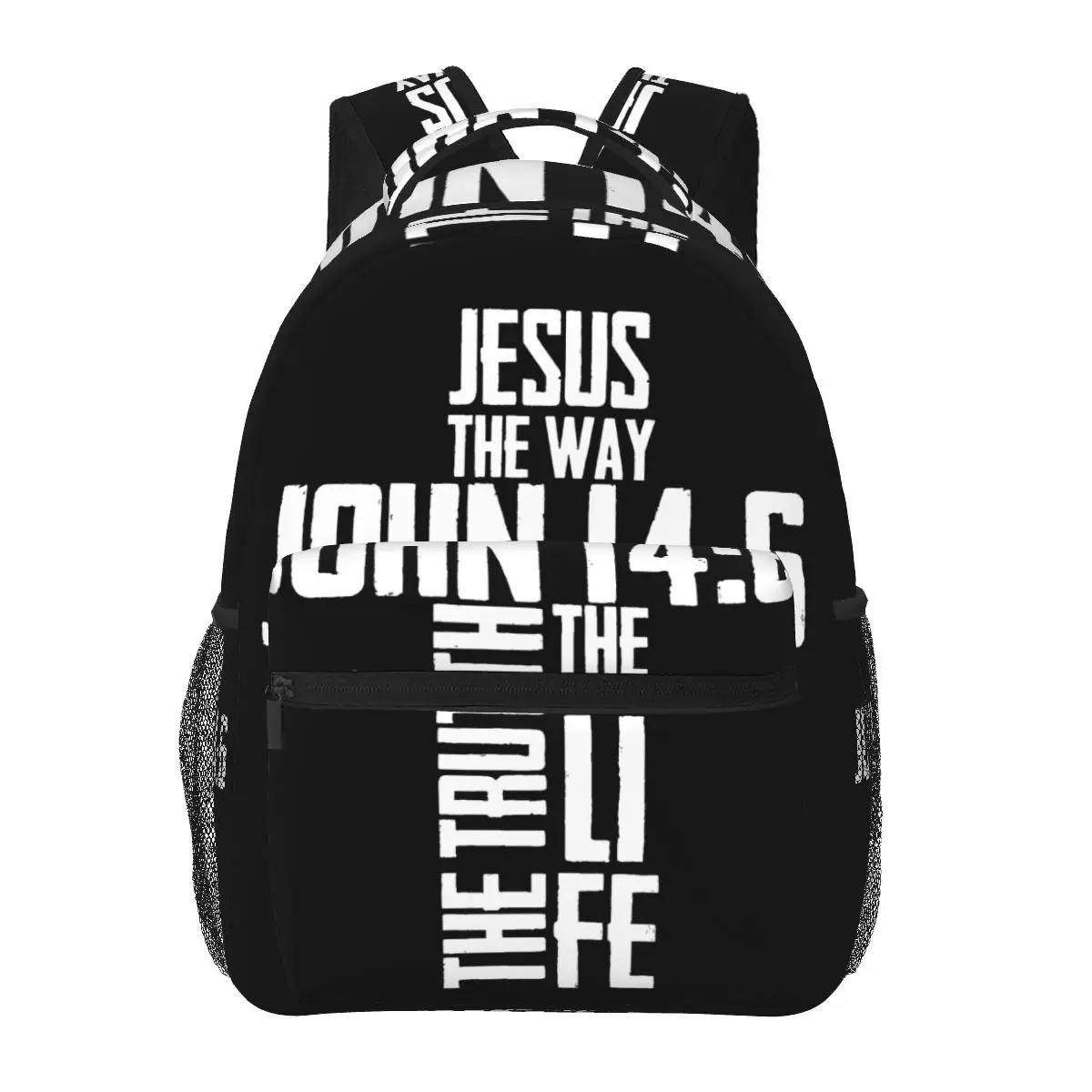 

Christian Bible Verse Jesus The Way John 14-6 Casual Backpack Unisex Students Leisure Travel Computer Backpack