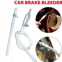Hydraulic Brake Bleeder Tool Lockable Automotive Brake Fluid Bleeder Bleeding Hose With Non Return One Way Check Valve