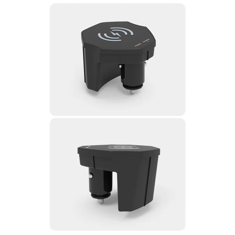 

A45F-Wireless Charger For A6 A7 S6 S7 C8 2019-2023 Cigarette Lighter Car Charger 15W Car Mobile Phone QI Fast Charging