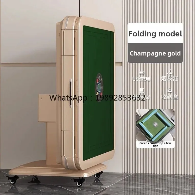 

A1 Mahjong Machine Fully Automatic New Model Home Mahjong Tle Dual-use Heating Electric Foldle Mahjong Tle