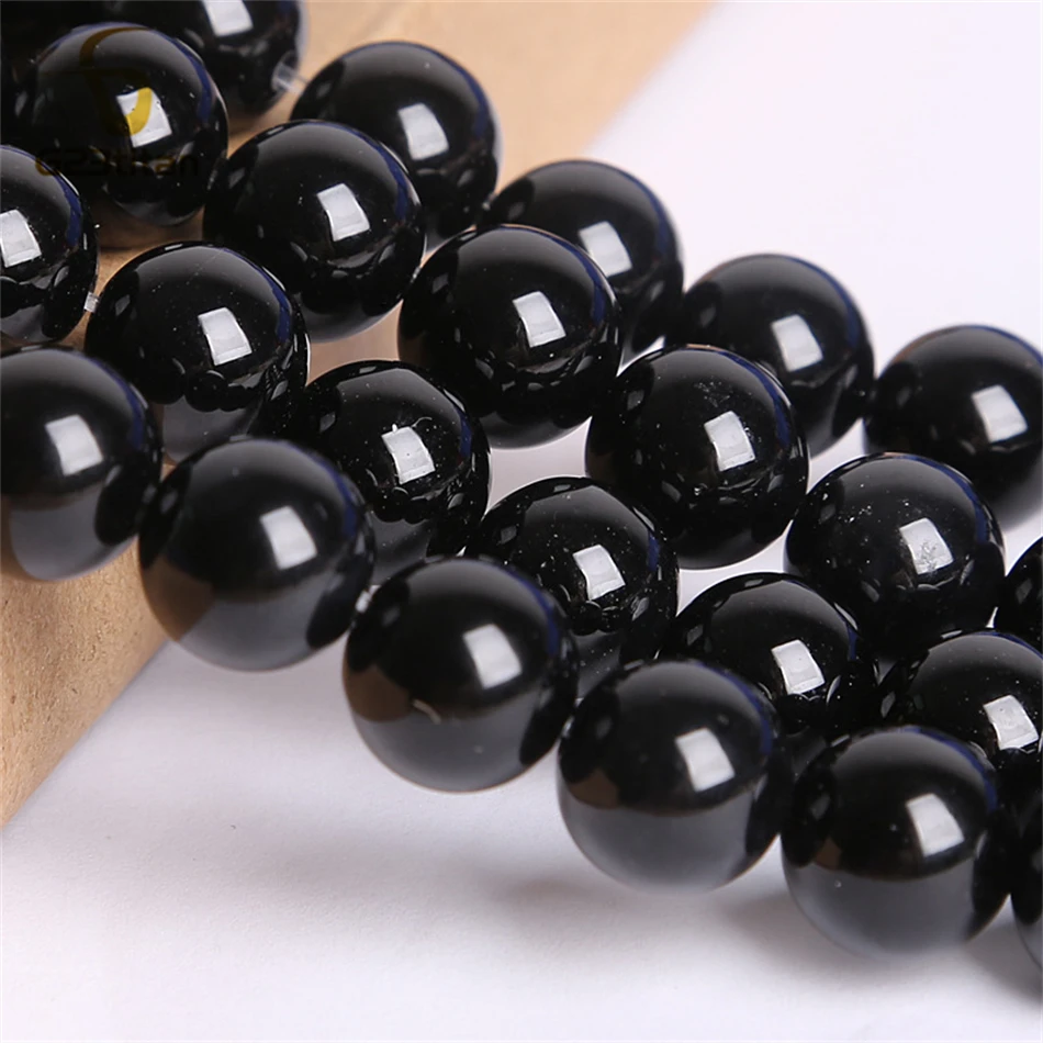 Black Agate Stone Stud Earrings for Women Mens Medical G23 Titanium Piercing Jewelry Simple Round Onyx Ball Ear Lobe Accessories