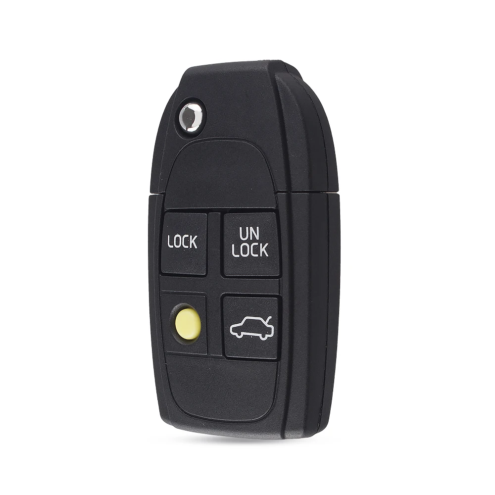 KEYYOU 2/3/4/5 Buttons Modified Remote Flip Folding Key Shell For Volvo XC70 XC90 V50 V70 S60 S80 C30 Fob Car Key Case