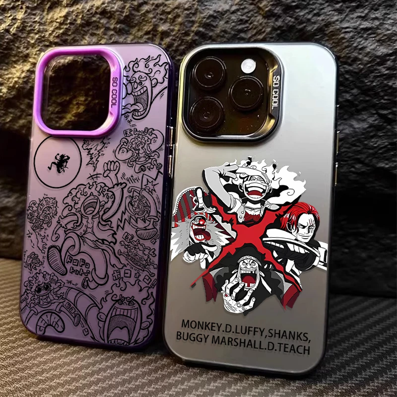 Luffy Shanks Buggy Teach Hard Phone Case for Xiaomi 15T 14T 13T 12 12T 11X Pro 14 13 12S 11 Ultra 12X 10S 11 10 Lite 5G NE Cover