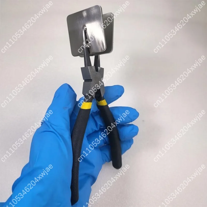 Large Flat Press PliersGlass Flattening Clamp Heat Resistant LampworkingTool For Molten Glass Smoothing DIY Handmade Glass Craft
