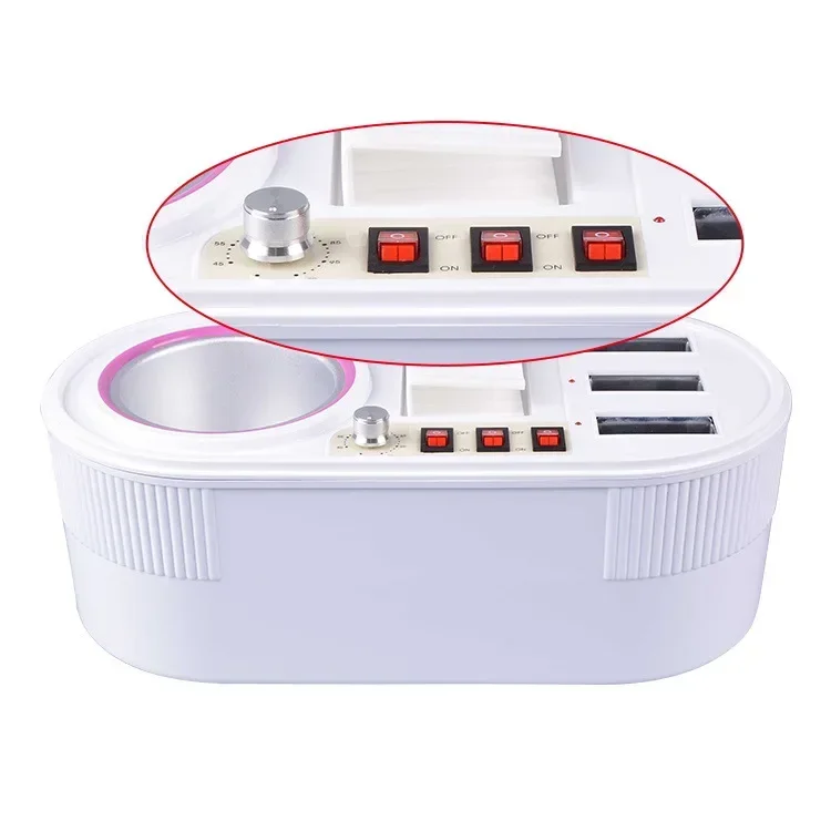 3 in 1 roll on waxing heating professional warmer pot heater paraffin for skin care double