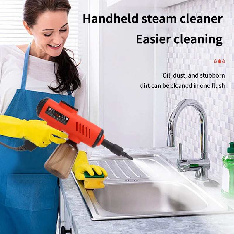 

Steam Cleaner High-Pressure and High-Temperature Sterilization Household Air Conditioner Kitchen Hood Washer Gun