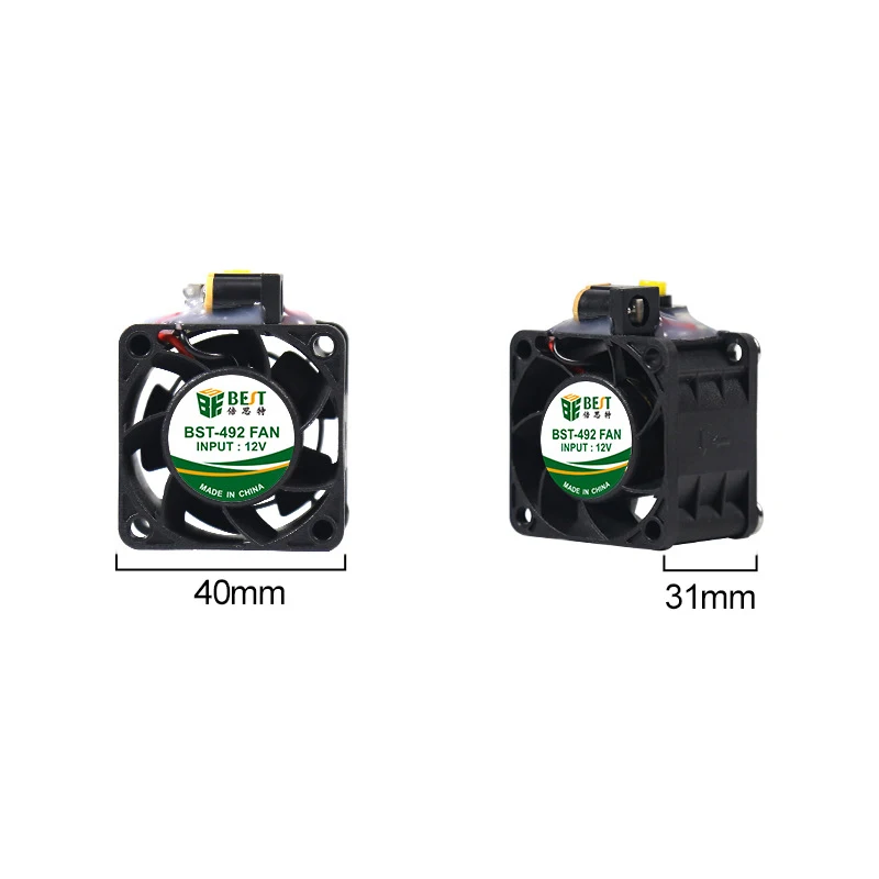 Ventilador de refrigeración BST-492, dispositivo de doble rodamiento, disipación de calor, escape de humo, soldadura de Chip de teléfono móvil, Mini ventilador