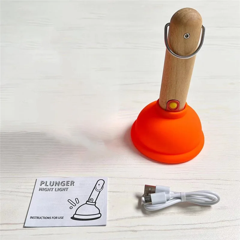 

AK25-Toilet Suction Night Light Cute Bedside Lamp Fun Children Afraid Of Dark Light Gift Lamp