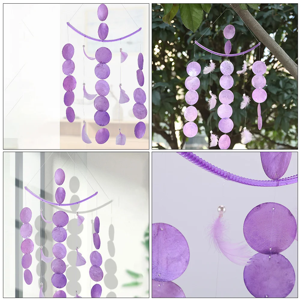 

Shell Wind Chime Chimes Indoor Hanging Pendant Decor Bell Home Decoration Fairy