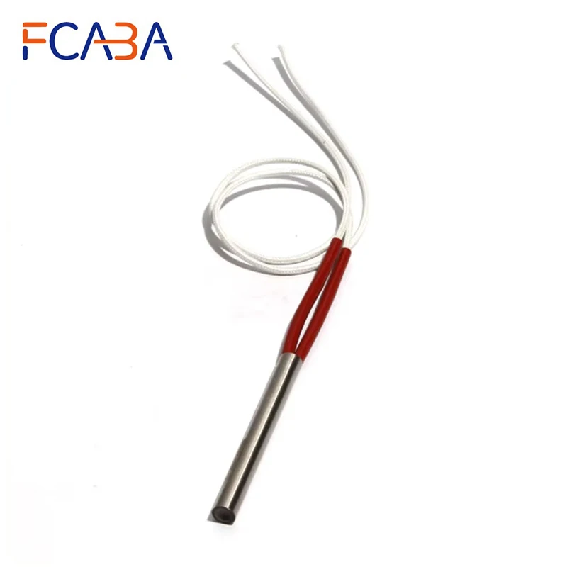 

5PCS 7mm Diameter 225~255mm Length Cartridge Heaters Tubular Electric Mold 490W/500W/520W/540W/560W Heating Resistance Element