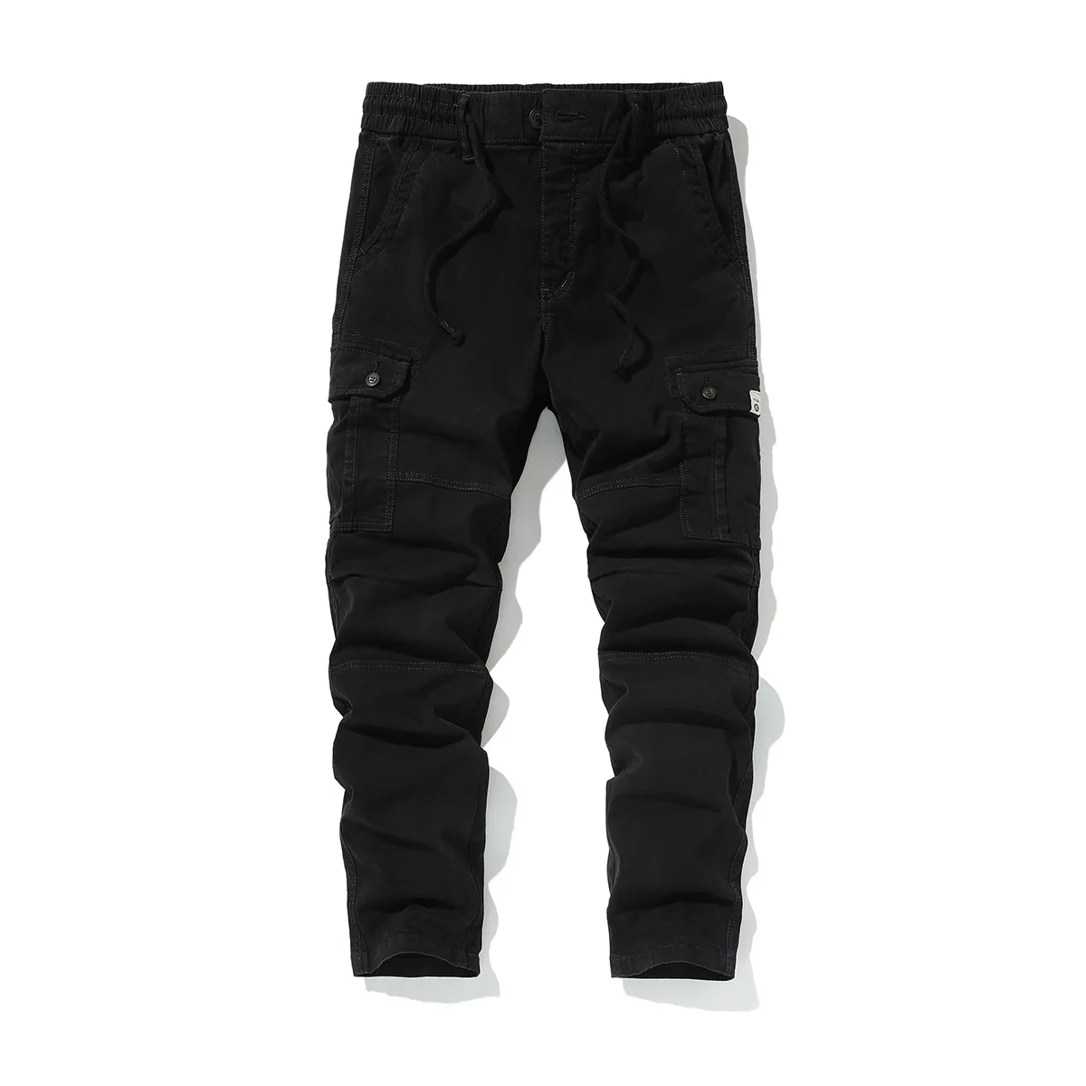 Drop shipping New Arivals Multi-Pockets Solid Mens Cargo Pants Military Loose Long Trousers 29-40 JPCK11