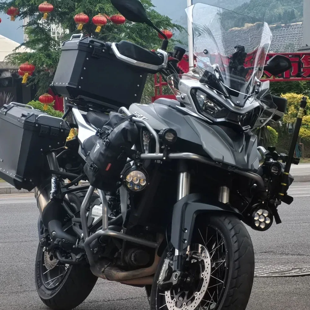 For QJMOTO QJ SRT750 SRT750X 750SRT 750X  Motorcycle Accessories Saddlebag Side Toolbox Brackets Top Case Luggage Panniers Rack