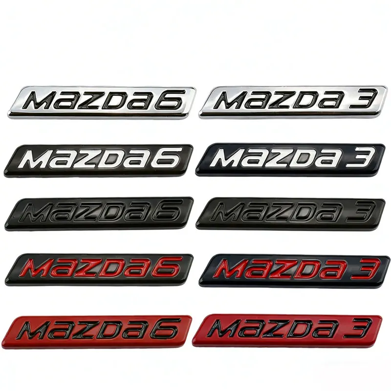 

MaZDa 3 MaZDa 6 emblem badge 3D stickers for MAZDA Mazda M3M6 refit rear trunk ATENZA AXELA labeling body decorative stickers