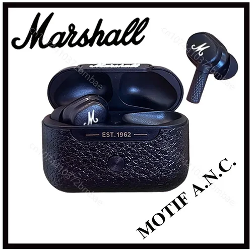 MARSHALL MOTIF ANC 트루 와이어리스 블루투스 5.2 헤드폰, 액티브 노이즈 캔슬링 헤드폰, 인이어 방수 헤드셋, 신제품 