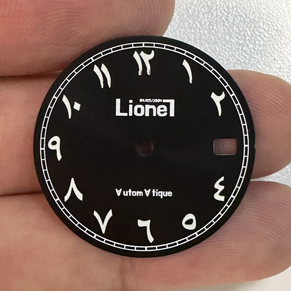 Goutent 28.5/29/30.5/31mm Laser Print Custom Name/Logo Watch Dial Diy Dial Fit NH35 NH36 Automatic Movement Personalization