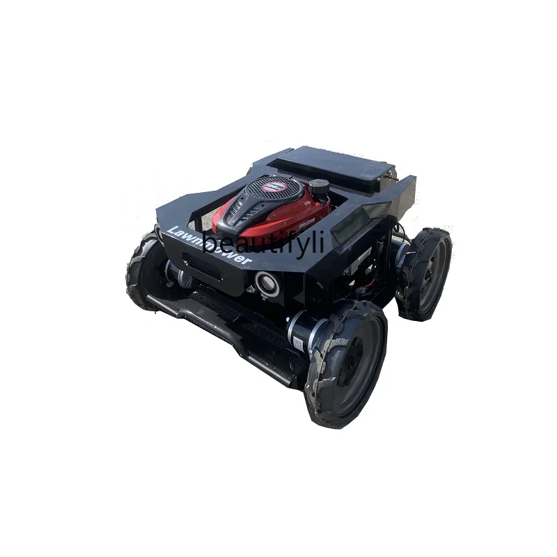 Remote control lawn mower Orchard lawn mower Agricultural unmanned control Garden wasteland mower Oil-electric hybrid