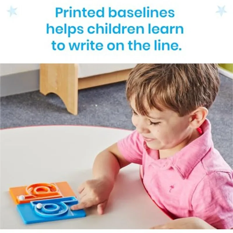 Lowercase 24-Letter Tracking Tray, 10 Marbles, Preschool Learning Activities For Fine Motor Skills, Kindergarten Top-Rated