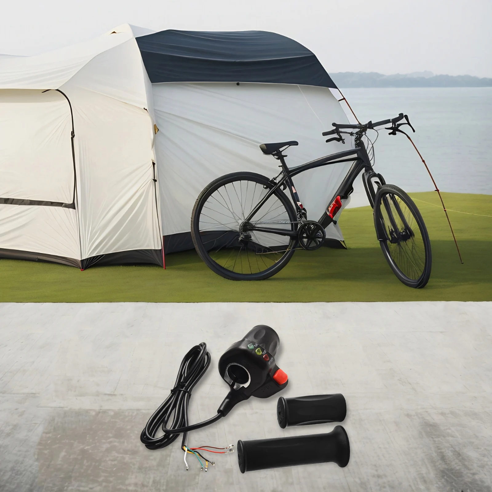 

E-Bike Parts Thumb Throttle 36/48V Electric For E-bike Bicycle Scooter Speed Control Easy To Carry Easy To Install
