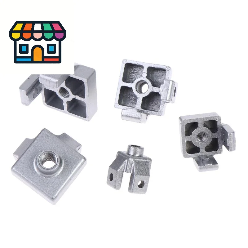 Multi Purpose Caster Foot Wheel Cup Fixing Block Durable Connect Block Fit M8 M10 M12 for 3030 4040 4545 Profile Furniture