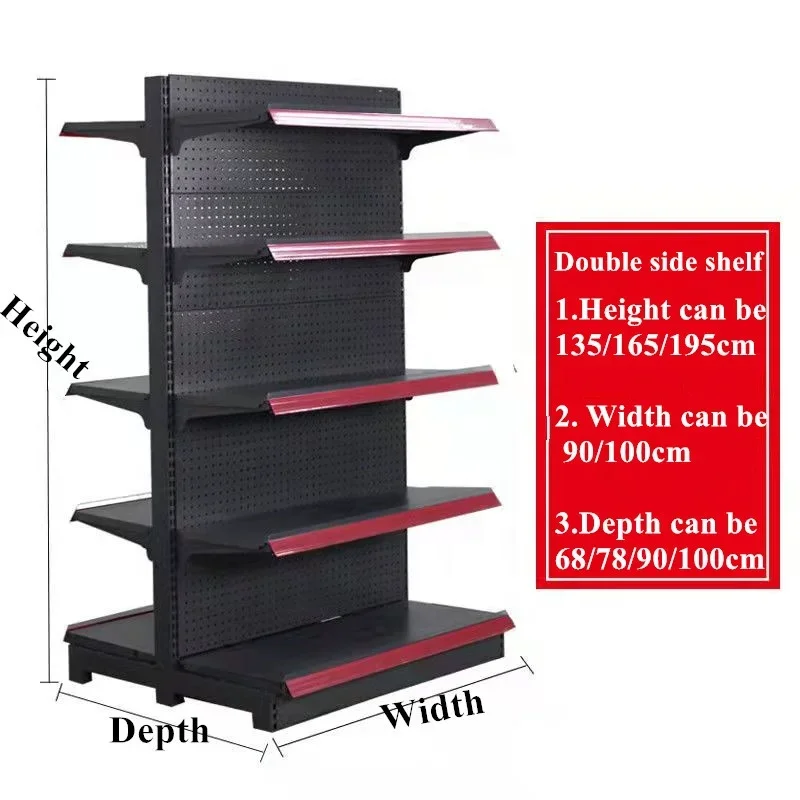 Multi-Layer Steel Supermarket Shelves