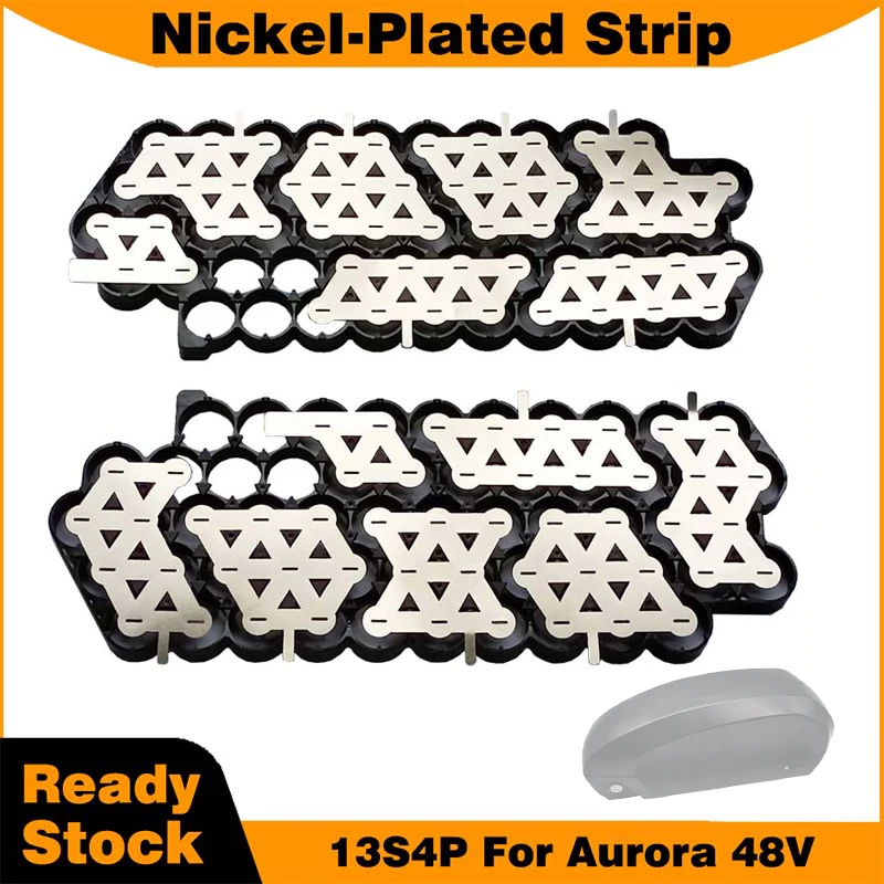 

21700 13S4P Nickel-plated Strip 0.15mm thick for Aurora E-bike Battery pack 48v lithium battery DIY nickel tapes for Super73