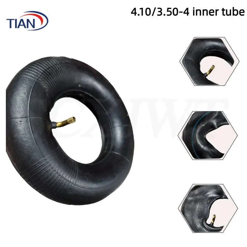 Hot Butyl rubber inner tube 4.10/3.50-4 is suitable for electric scooters, handcarts, and other similar replacement models