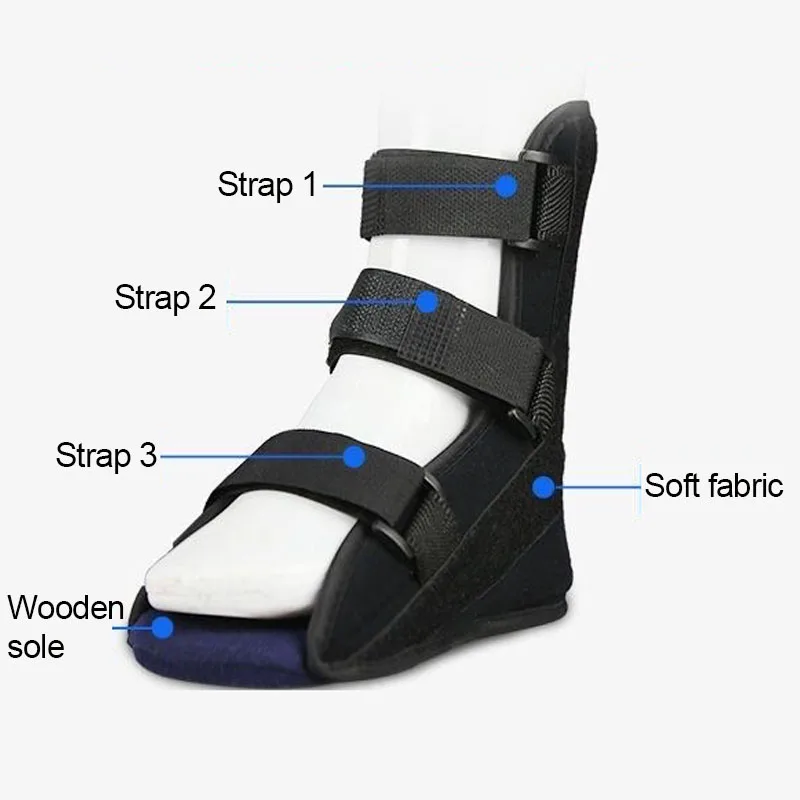 Adjustable Kid Foot Drop Orthosis-Ankle Fixation Brace Ankle Brace Splint-Varus Valgus Orthosis Ankle Sprain Joint Fracture