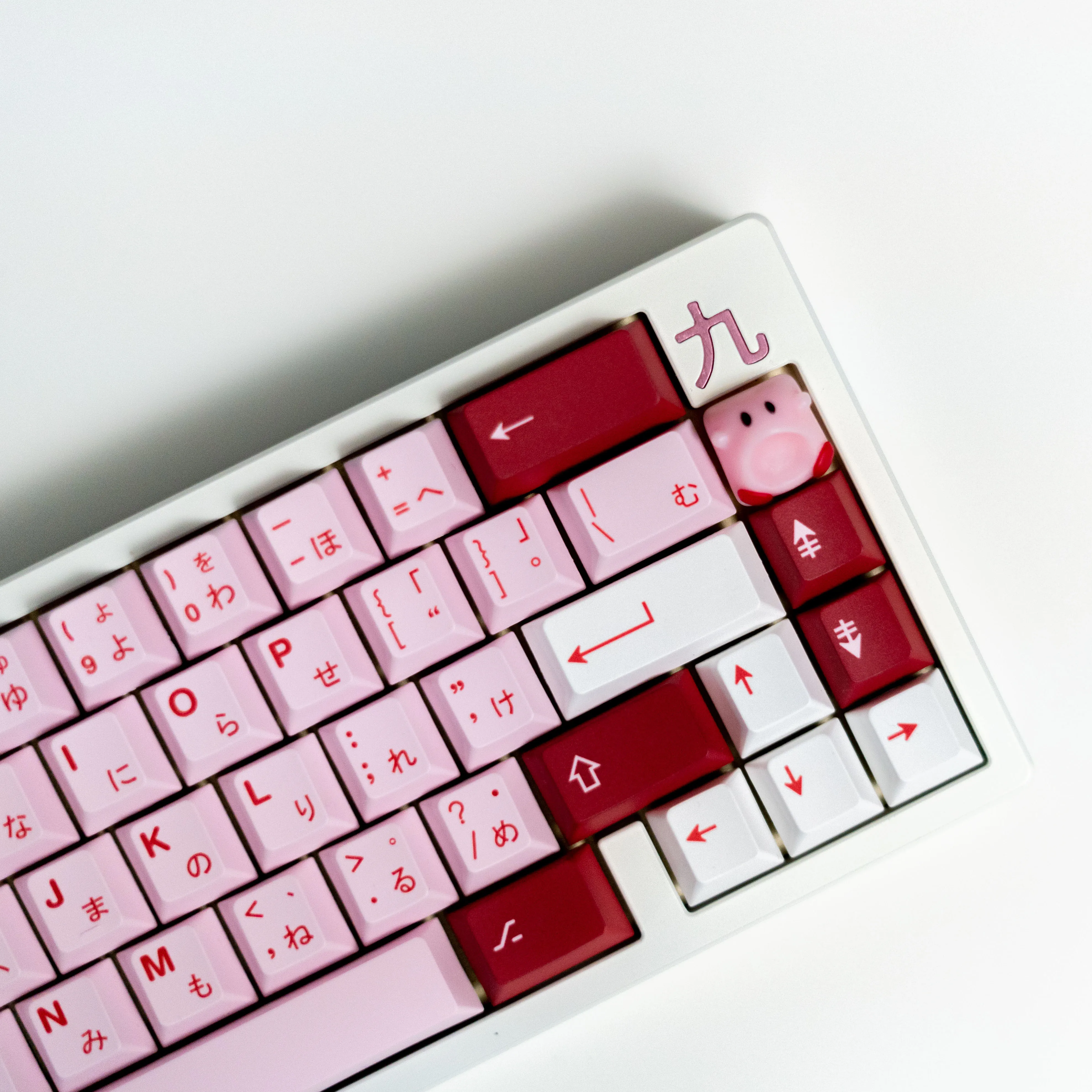 Fresagem cnc de acordo com diy serviço cnc rosa ouro teclado caso inferior caso superior peso cad desenho personalizado kyuu teclado caso