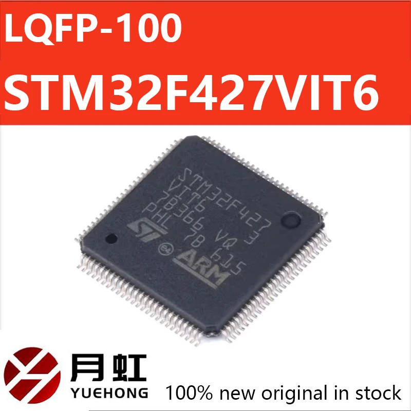 

1/10/50pcs STM32F427VIT6 Original genuine STM32F427VIT6 LQFP-100 ARM Cortex-M4 32-bit microcontroller MCU