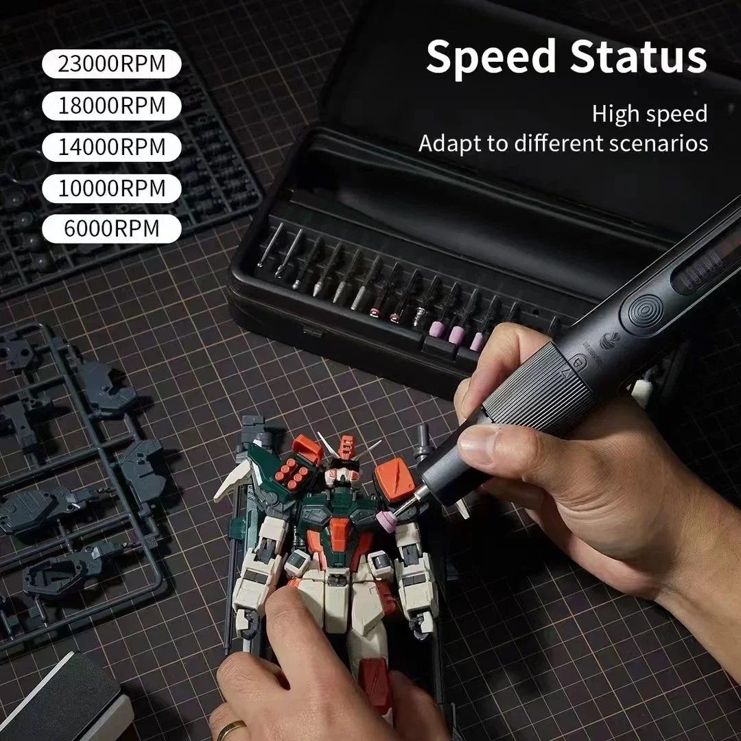 CREATIONSPACE 8V Cordless Grinder Electric Drill 5-Speed Adjustable Engraving Pen Cutting Polishing Drilling Rotary Tool