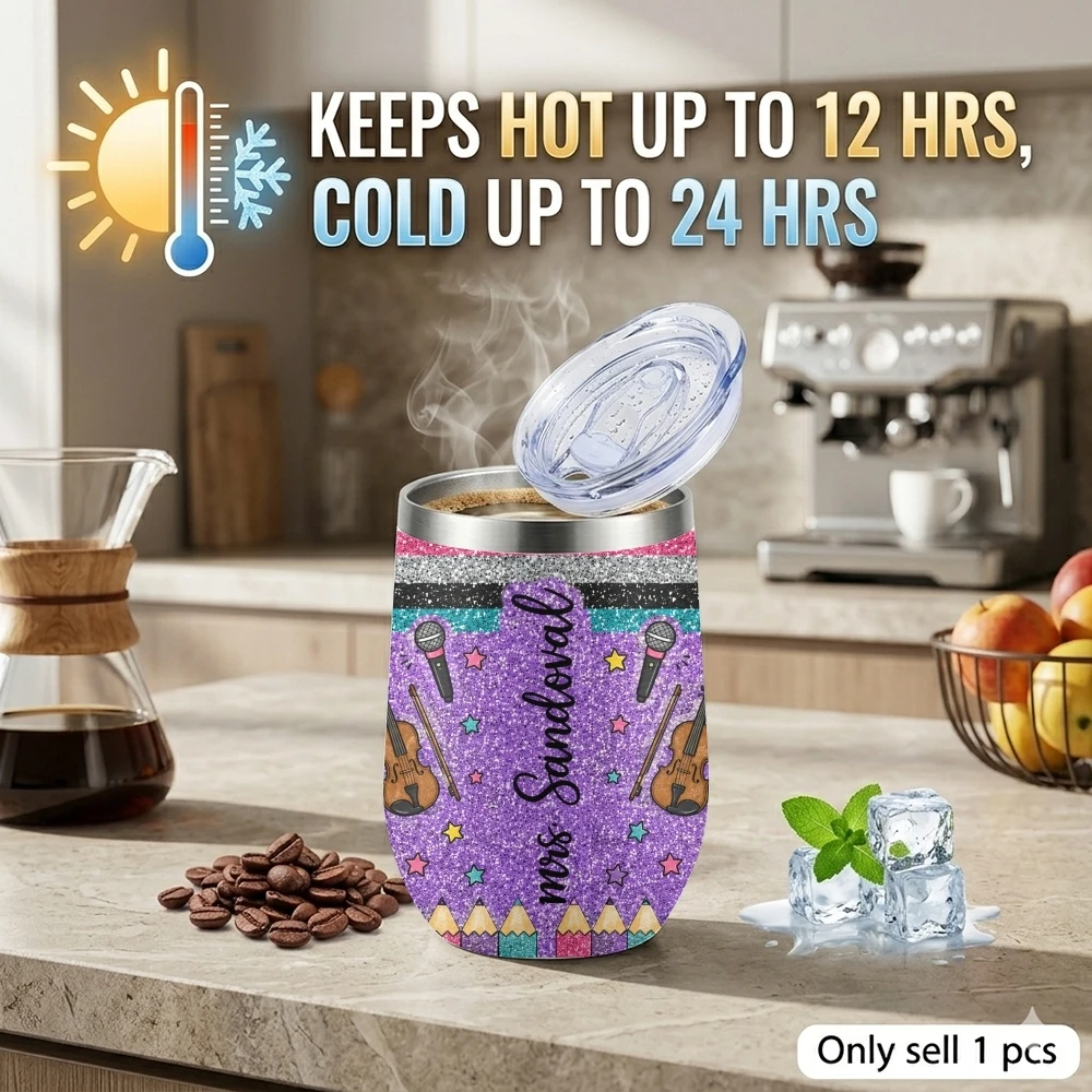 School Career Collage Vacuum Flasks 12oz Insulated Stainless Steel Mug with Lid Travel Tumbler Double Wall Drink Coffee Cup