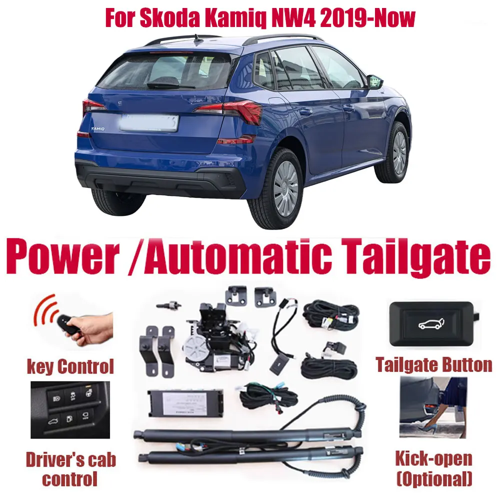 For Skoda Kamiq NW4 2019-Now Car Automatic Lifting kit Opening Trunk Intelligent Electric Lift Tailgate