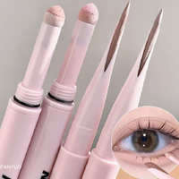 Mulitfuntional Double Ended Lying Silkworm Pen Eyeliner Pencil Highlighter Diamond Glitter Matte Nude Eye Brighten Make Up Stick