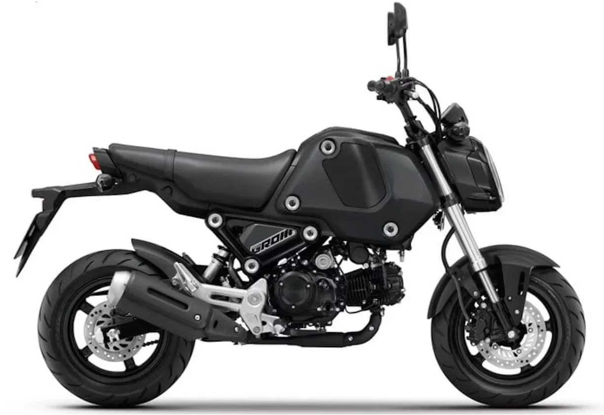 Motorcyle Fairing Kit in ABS Material Compatible with 2021-2024 Honda Grom Msx 125 SF,Matte Black Color